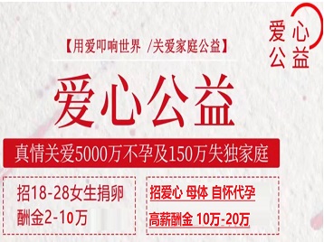 昌邑捐卵助孕生子 爱心志愿者招募